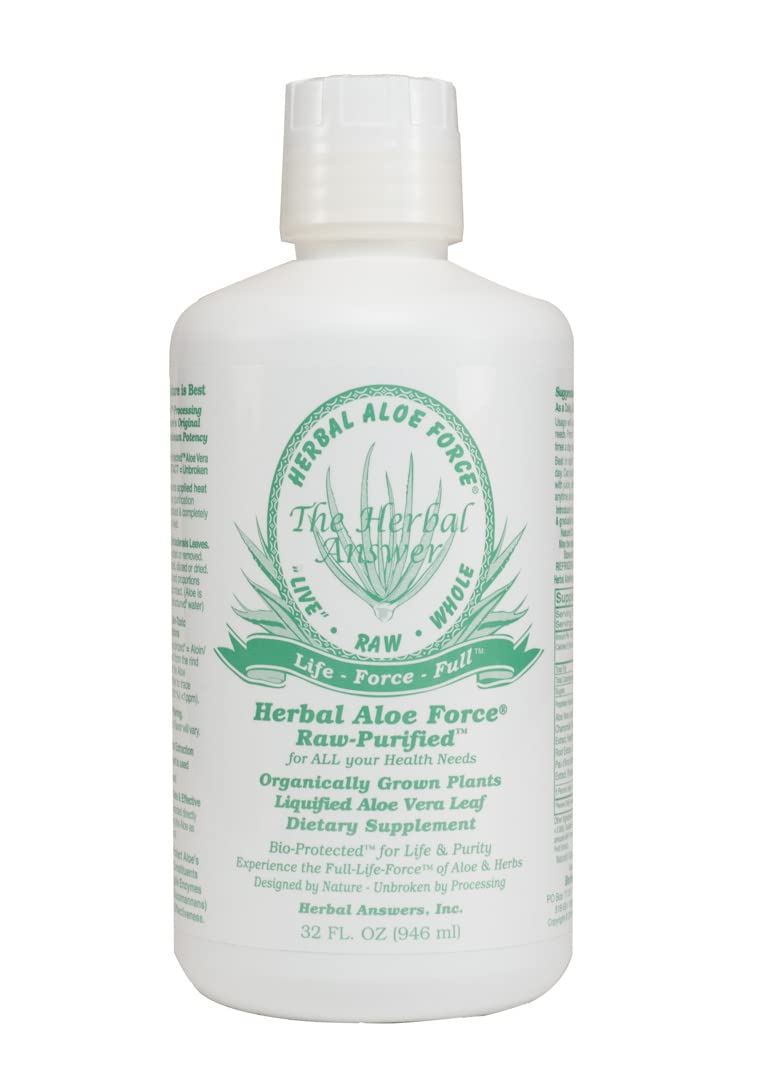 Foto 2 pulgar | Suplemento Herbal Answers Herbal Aloe Force Aloe Vera 960 Ml - Venta Internacional.