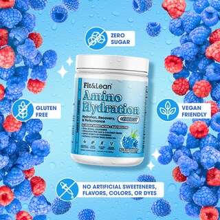Foto 5 | Polvo Para Antes Del Entrenamiento Fit&lean Amino Hydration Plus Energy - Venta Internacional.