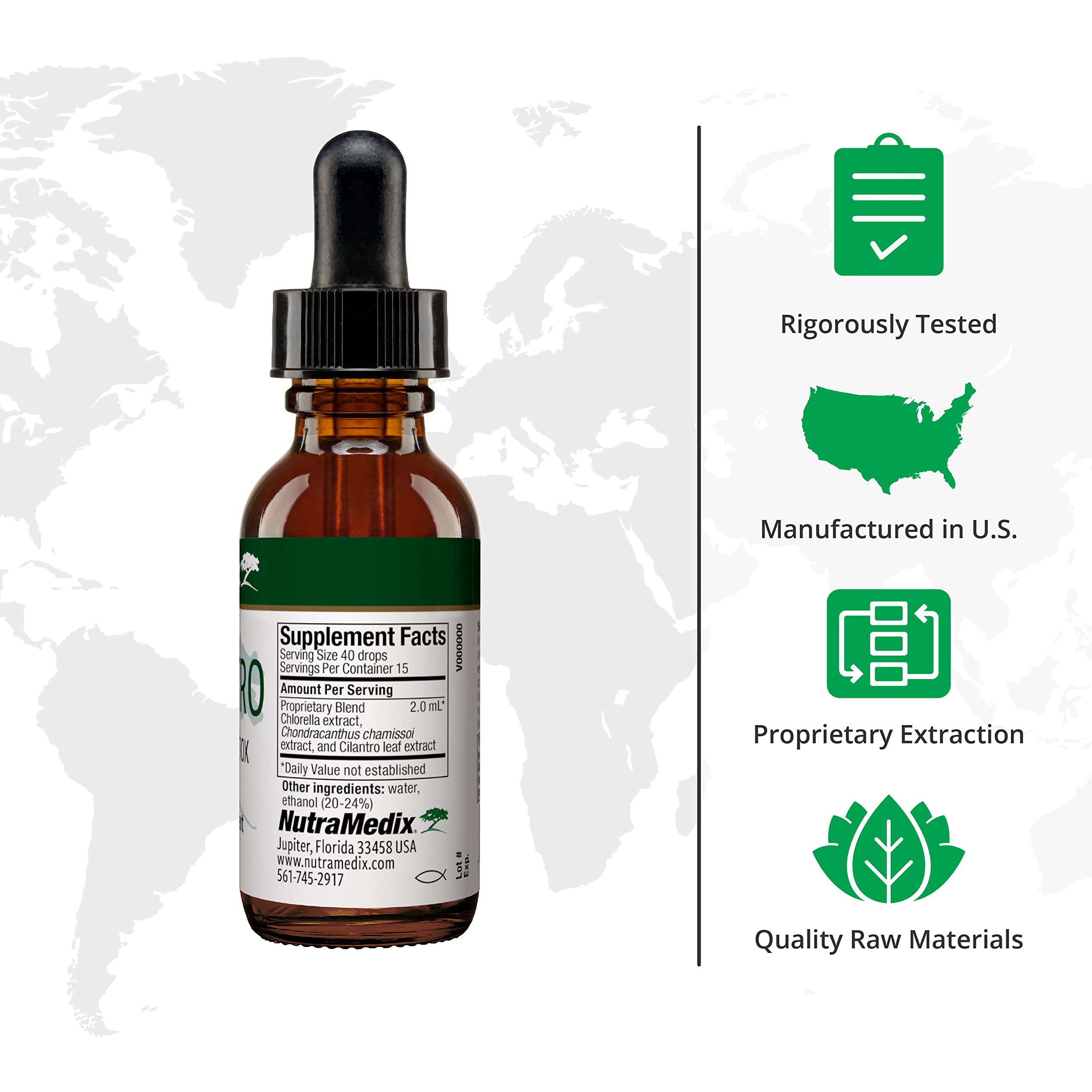 Foto 3 pulgar | Suplemento Nutramedix Sealantro Body Detox Con Antioxidantes 30 Ml - Venta Internacional.