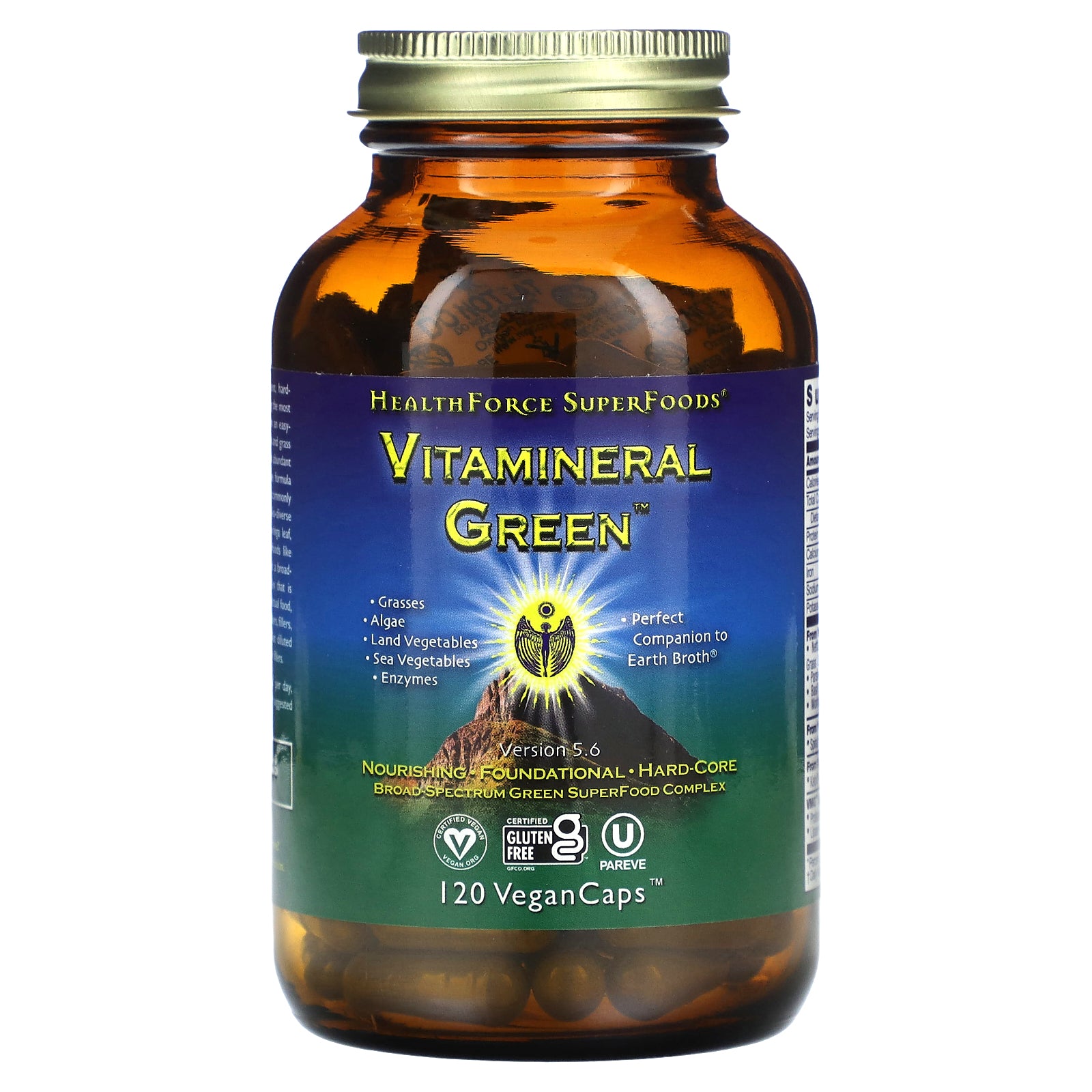 Foto 2 pulgar | Suplemento Healthforce Superfoods Vitamineral Green 5.6 120 Cápsulas Veganas - Venta Internacional.