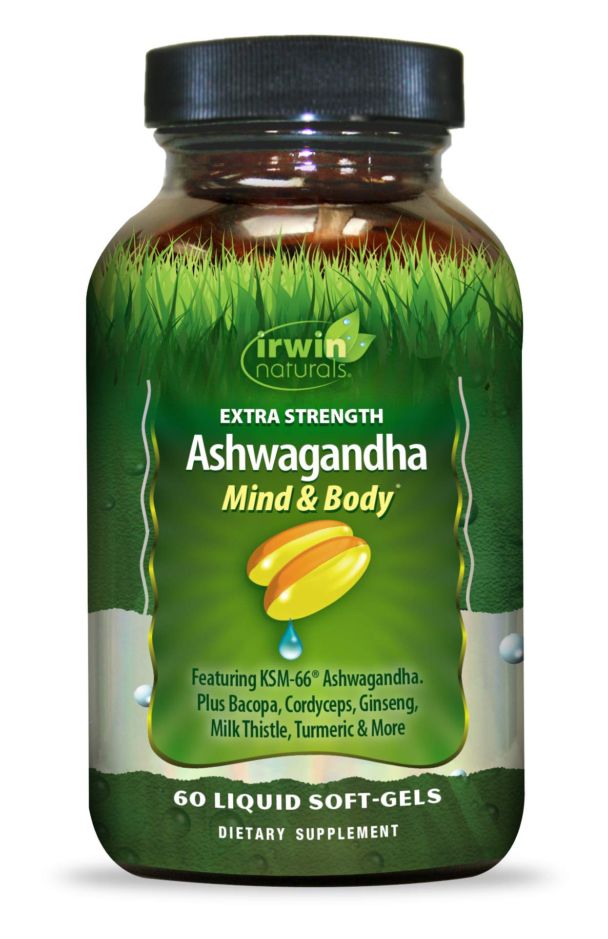 Foto 5 pulgar | Suplemento Irwin Naturals Ashwagandha Extra Strength 60 Cápsulas Blandas - Venta Internacional.