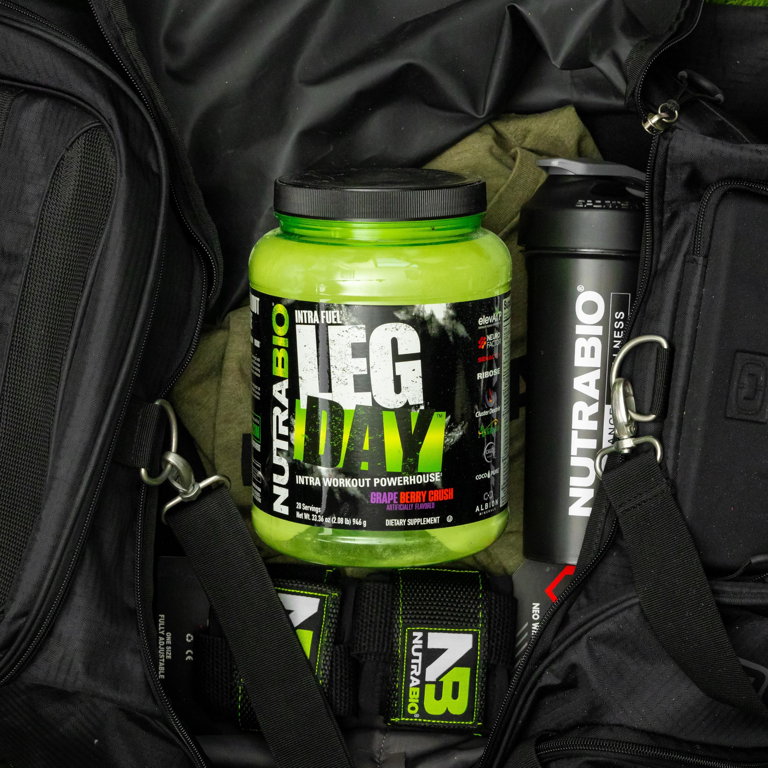 Foto 3 | Intra Workout Powder Nutrabio Leg Day Uva Berry, 20 Porciones - Venta Internacional.