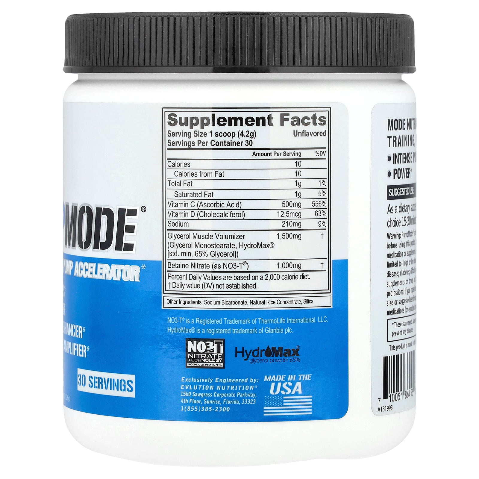 Foto 3 pulgar | Suplemento No Estimulante Evlution Nutrition Pumpmode 126 G - Venta Internacional.