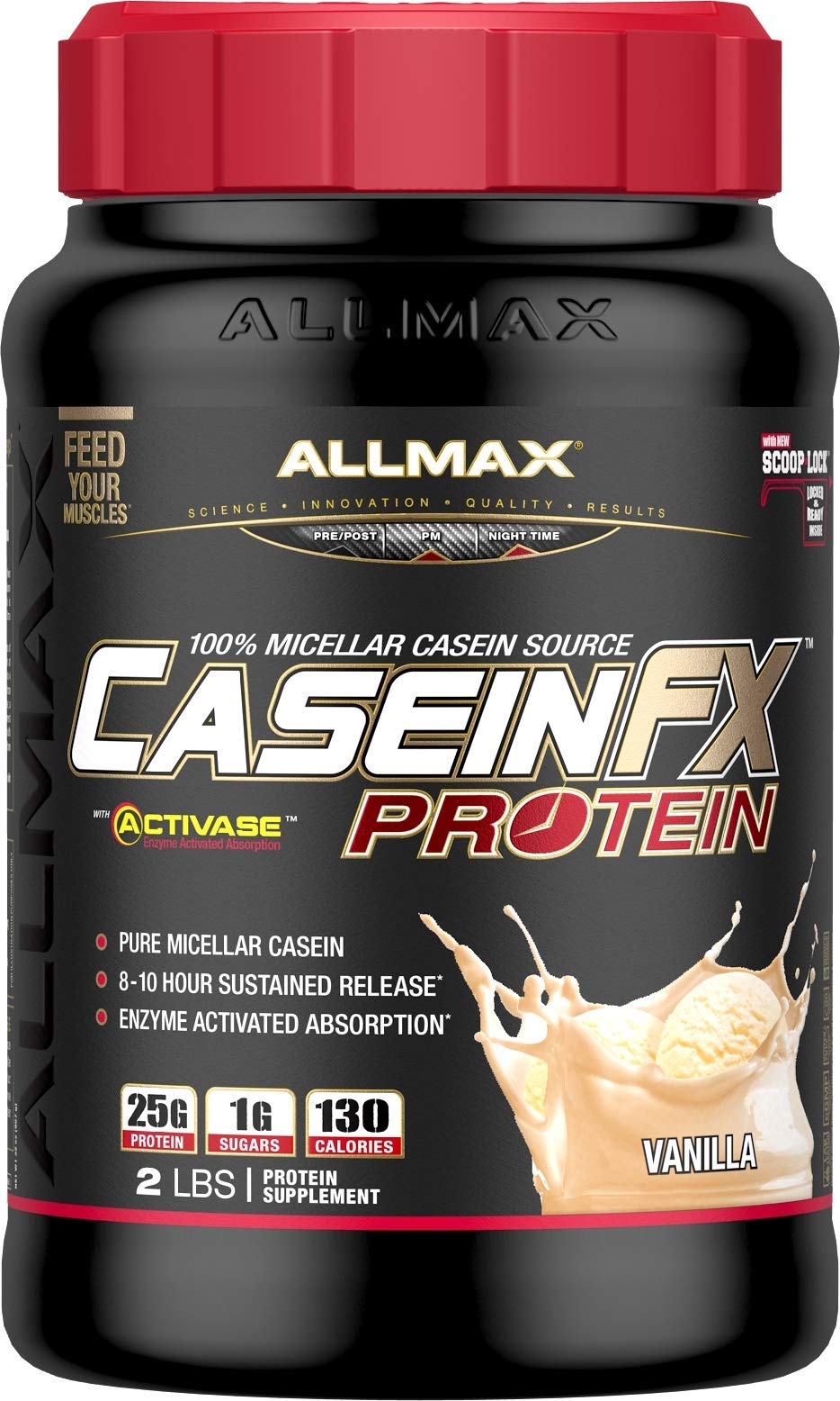 Foto 1 | Proteína En Polvo Allmax Casein-fx Vanilla 907 G 27 Porciones - Venta Internacional.