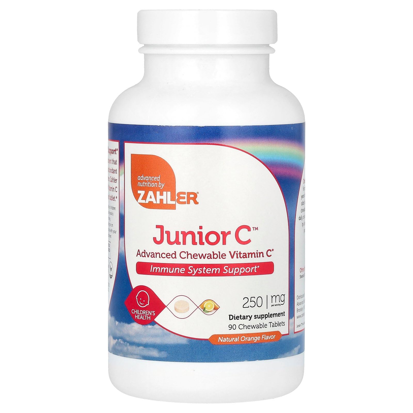 Foto 2 pulgar | Suplemento Alimenticio Zahler Junior C Advanced Masticable De Vitamina C 250 Mg - Venta Internacional.