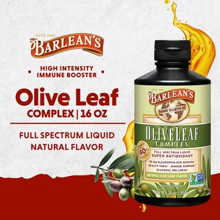 Foto 2 | Complemente El Complejo De Hojas De Olivo De Barlean 473 Ml Con 95 Mg De Oleuropeína - Venta Internacional.