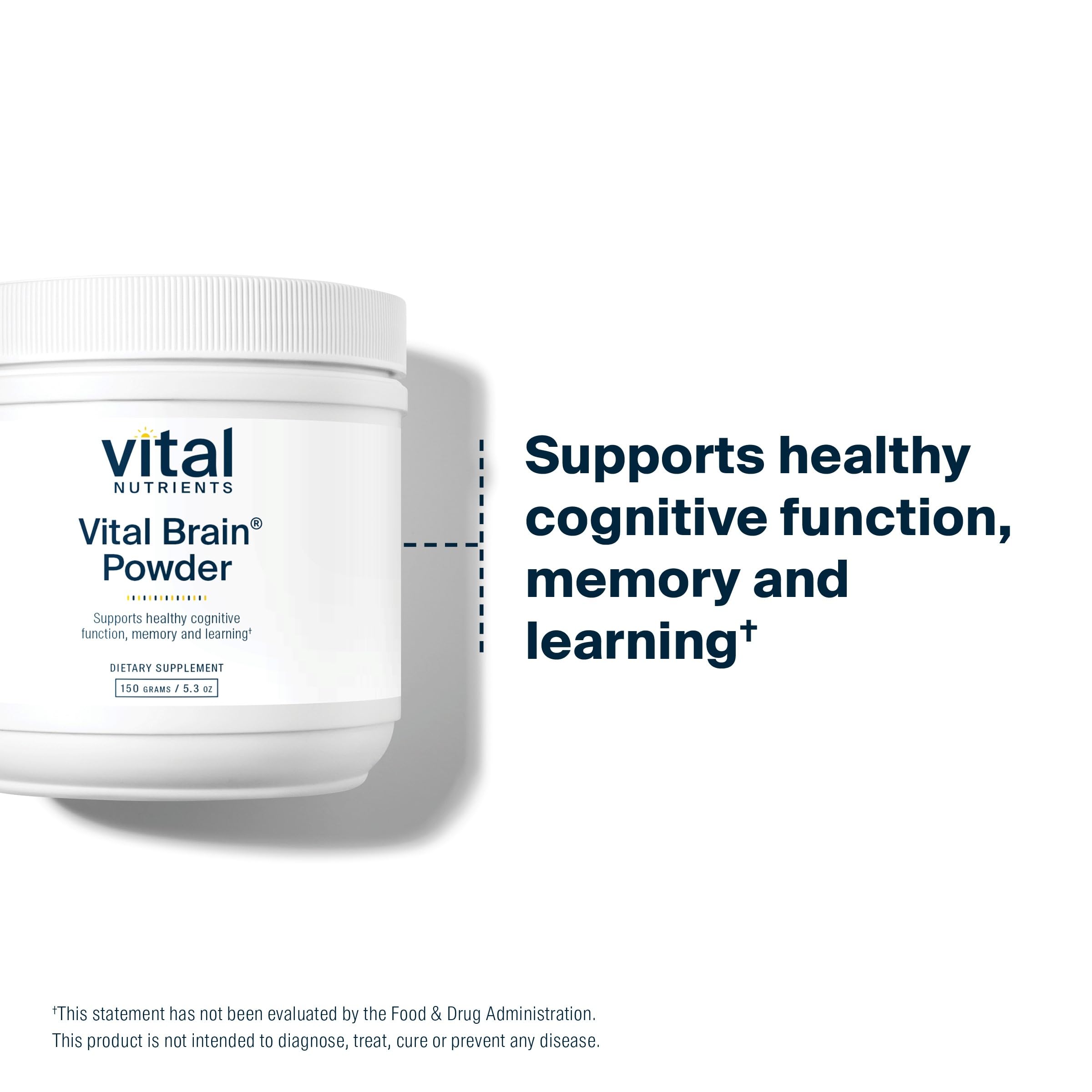 Foto 7 pulgar | Suplemento Vital Nutrients Vital Brain Powder 150 G - Venta Internacional.