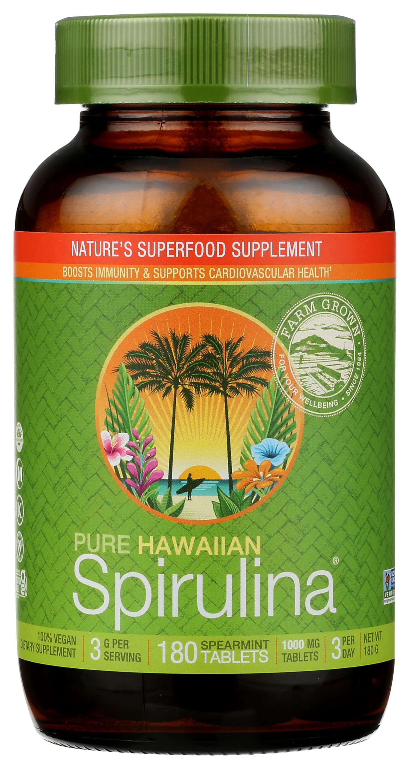 Foto 1 | Suplemento De Espirulina Hawaiana Pura Nutrex Hawaii 1000 Mg - Venta Internacional.