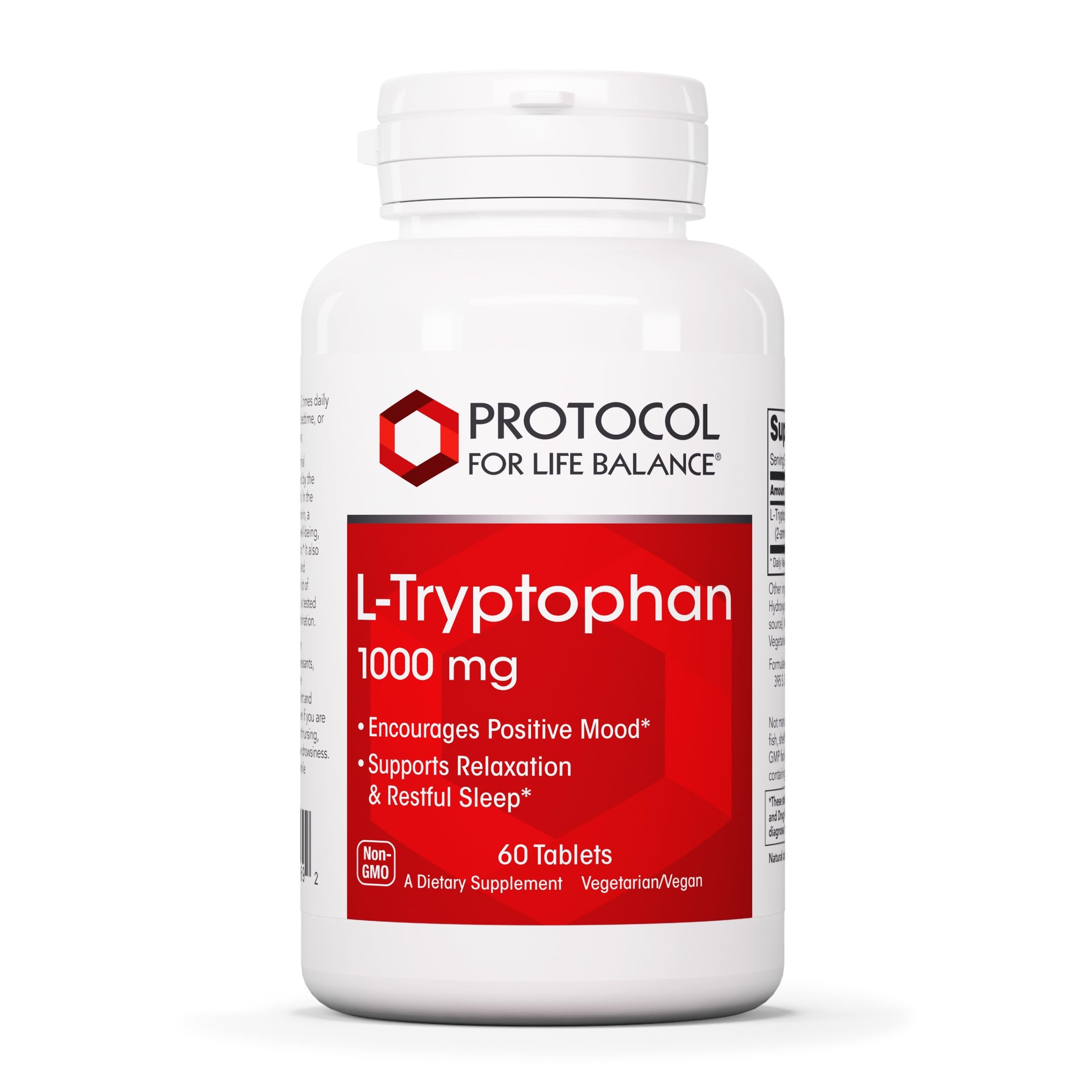 Foto 1 | Protocolo De Suplemento Para El Equilibrio De La Vida: L-triptófano 1000 Mg - Venta Internacional.