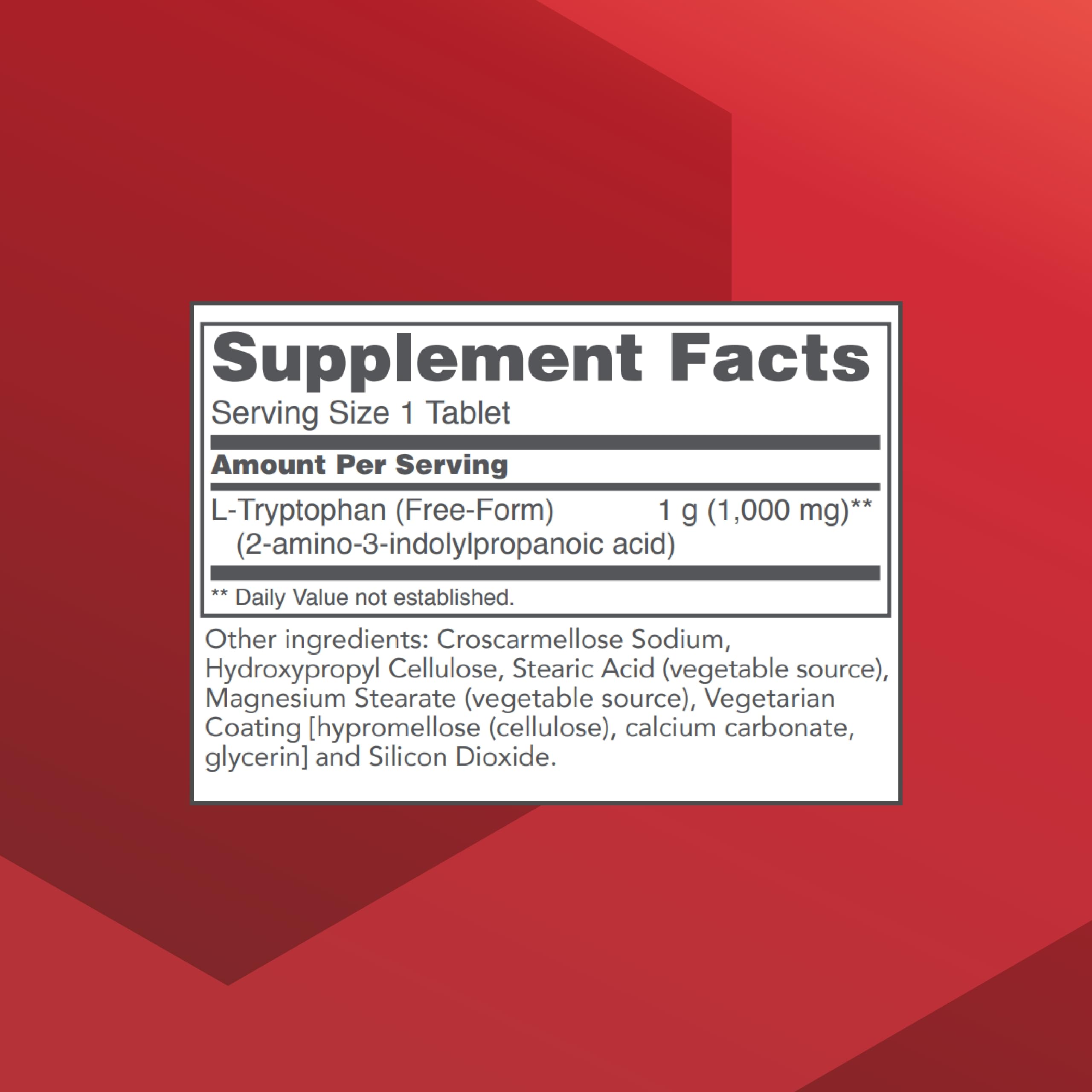 Foto 2 | Protocolo De Suplemento Para El Equilibrio De La Vida: L-triptófano 1000 Mg - Venta Internacional.