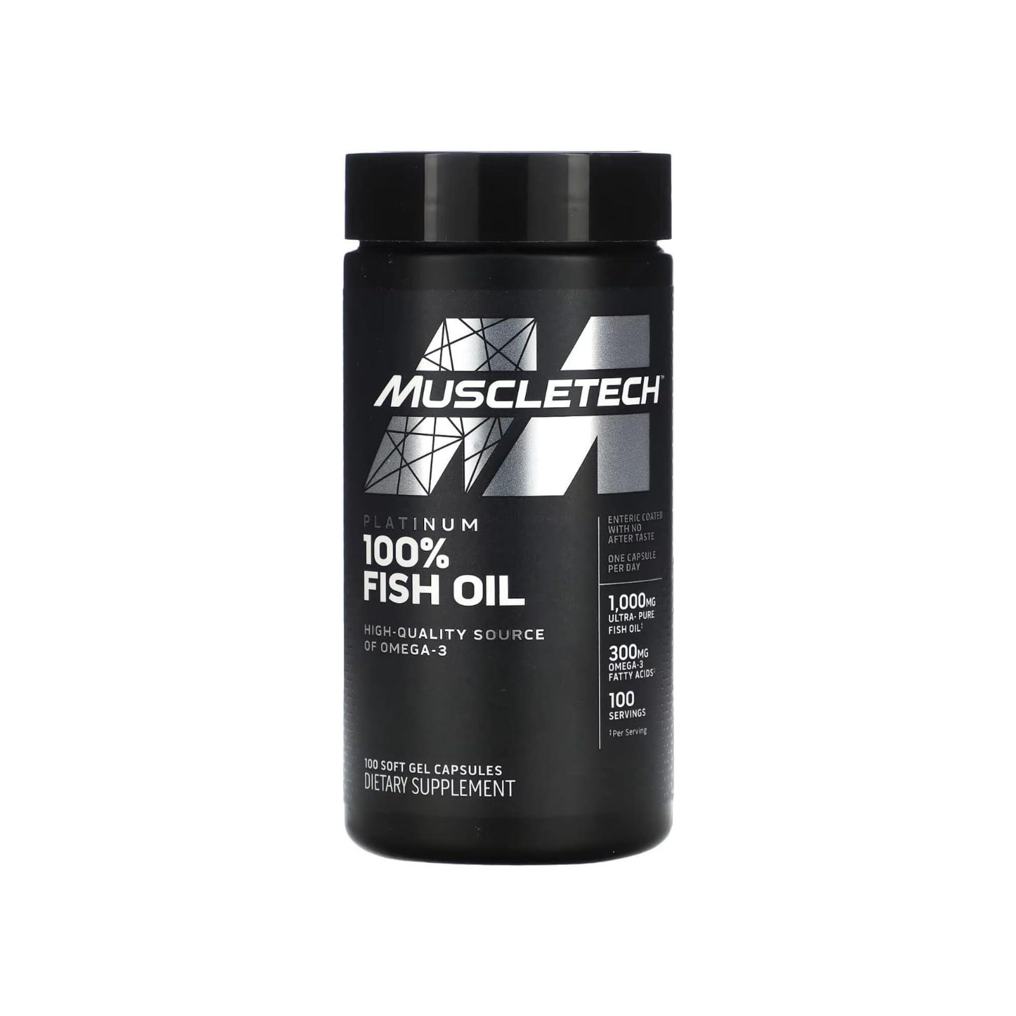 Foto 2 pulgar | Cápsulas De Aceite De Pescado Muscletech 100% Omega 3 1000 Mg X100 - Venta Internacional.