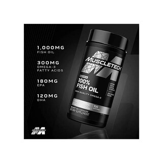 Foto 4 | Cápsulas De Aceite De Pescado Muscletech 100% Omega 3 1000 Mg X100 - Venta Internacional.