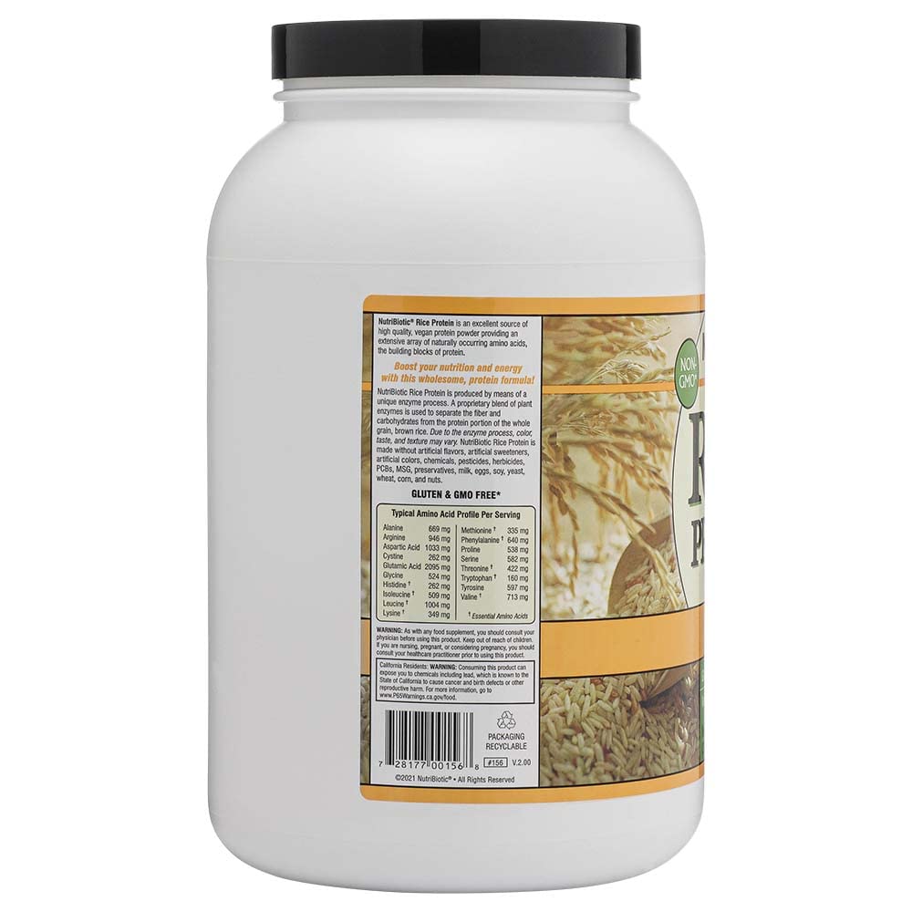 Foto 3 pulgar | Proteína En Polvo Nutribiotic, Arroz Con Vainilla, 1,36 Kg, Cetogénico Vegano - Venta Internacional.