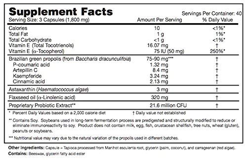 Foto 3 pulgar | Suplemento Essential Formulas Dr. Ohhira's Propolis Plus 120 Cápsulas - Venta Internacional.