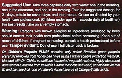 Foto 3 | Suplemento Essential Formulas Dr. Ohhira's Propolis Plus 120 Cápsulas - Venta Internacional.