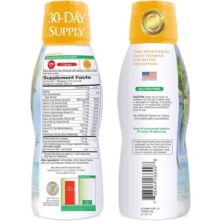 Foto 2 | Suplemento Mineral Multivitamínico Tropical Oasis Para Niños 480 Ml - Venta Internacional.