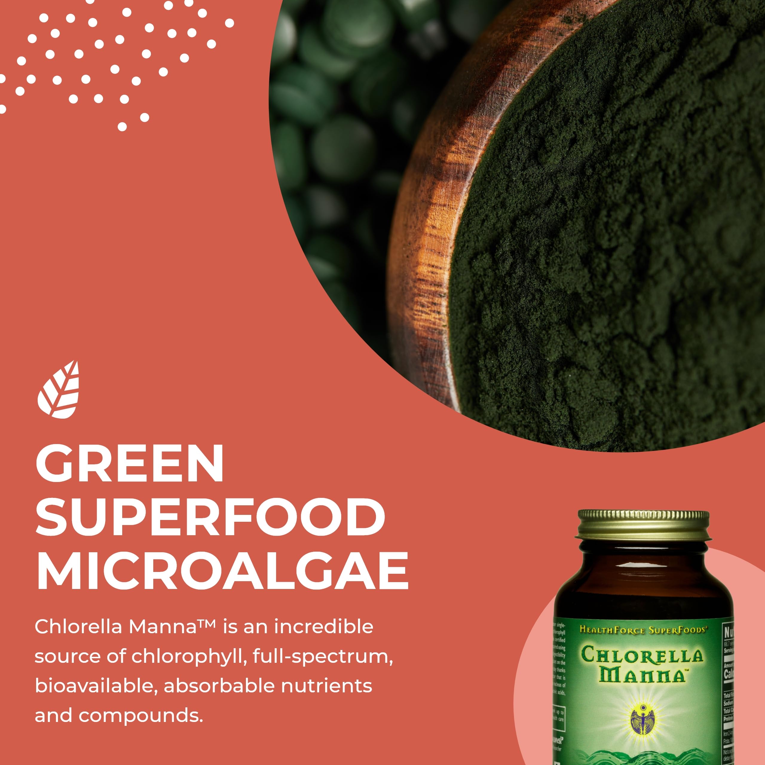 Foto 5 pulgar | Suplemento Healthforce Superfoods Chlorella Manna 100g - Venta Internacional.