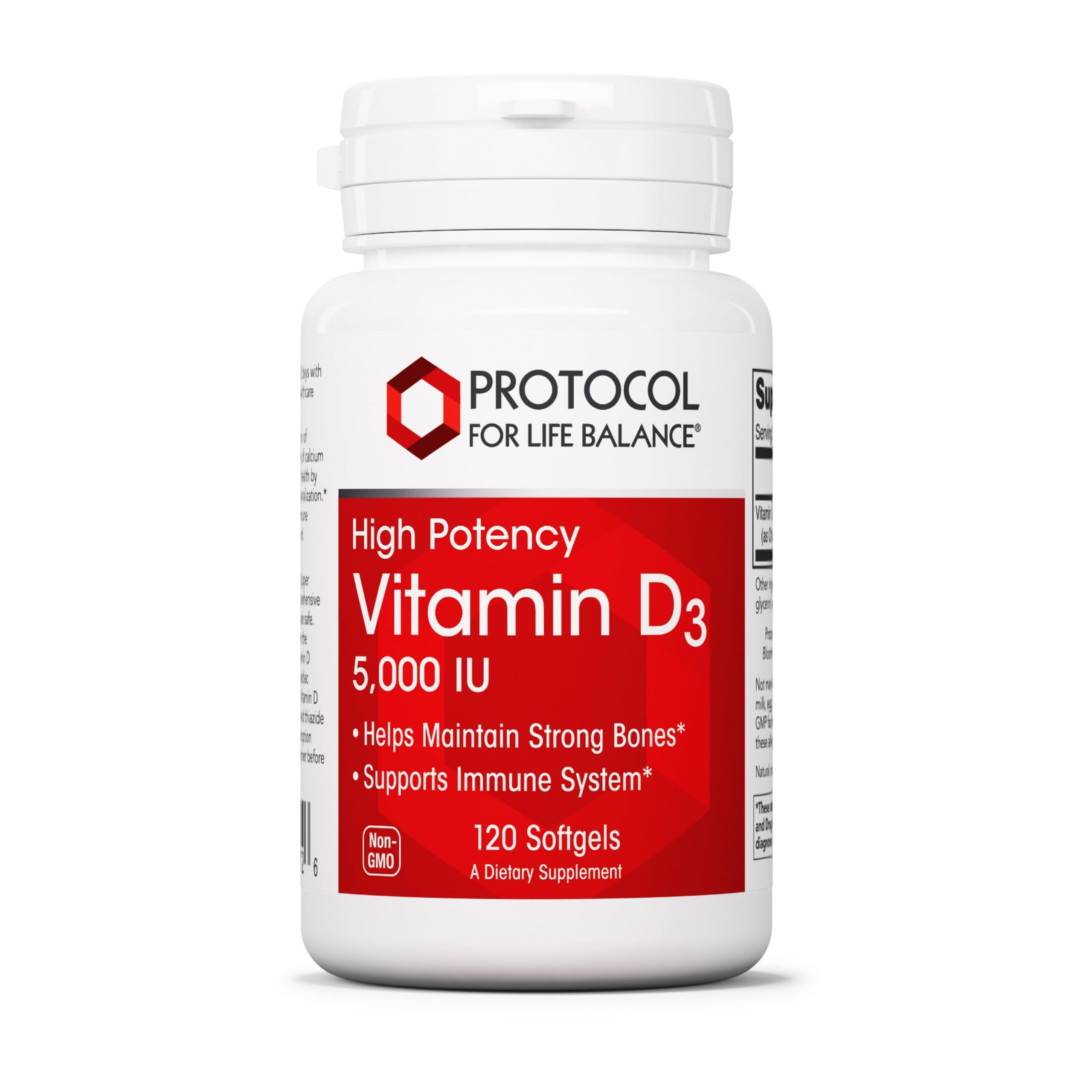 Foto 2 pulgar | Protocolo De Suplemento Para El Equilibrio De La Vida: Vitamina D3 5000 Ui, 120 Cápsulas Blandas - Venta Internacional.