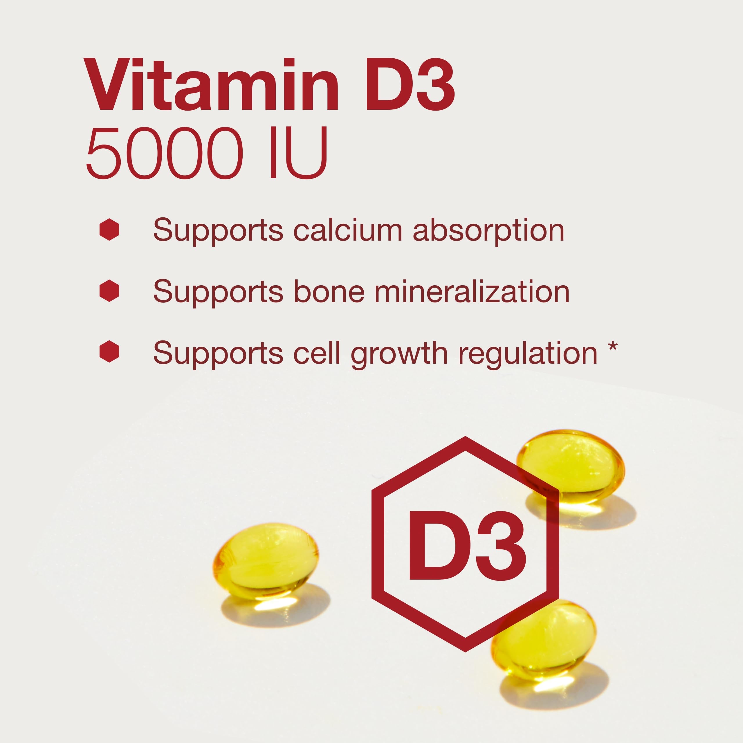 Foto 4 | Protocolo De Suplemento Para El Equilibrio De La Vida: Vitamina D3 5000 Ui, 120 Cápsulas Blandas - Venta Internacional.