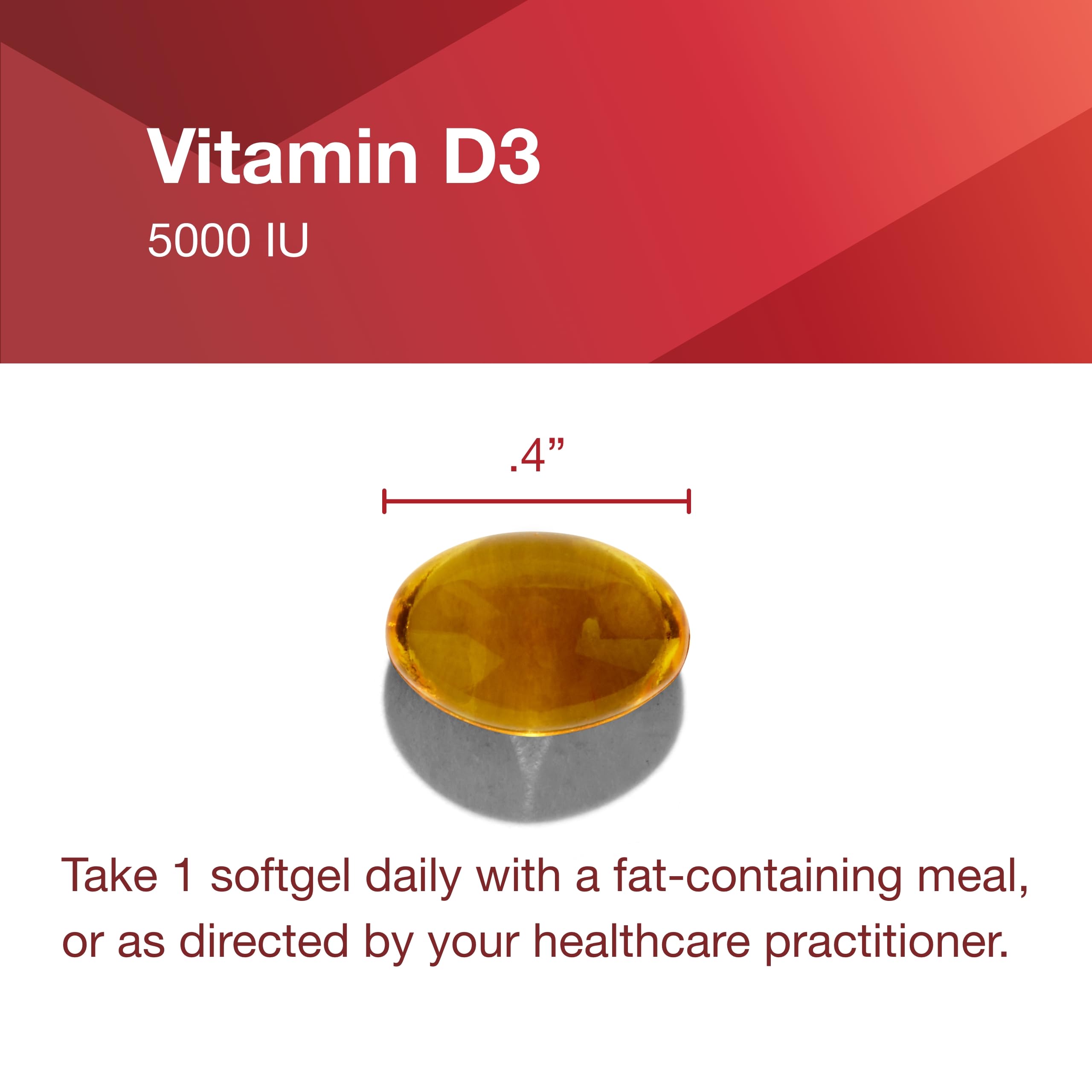Foto 7 | Protocolo De Suplemento Para El Equilibrio De La Vida: Vitamina D3 5000 Ui, 120 Cápsulas Blandas - Venta Internacional.