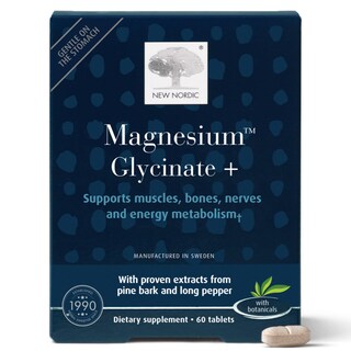 Foto 1 | Suplemento New Nordic De Glicinato De Magnesio 220 Mg 30 Comprimidos - Venta Internacional.