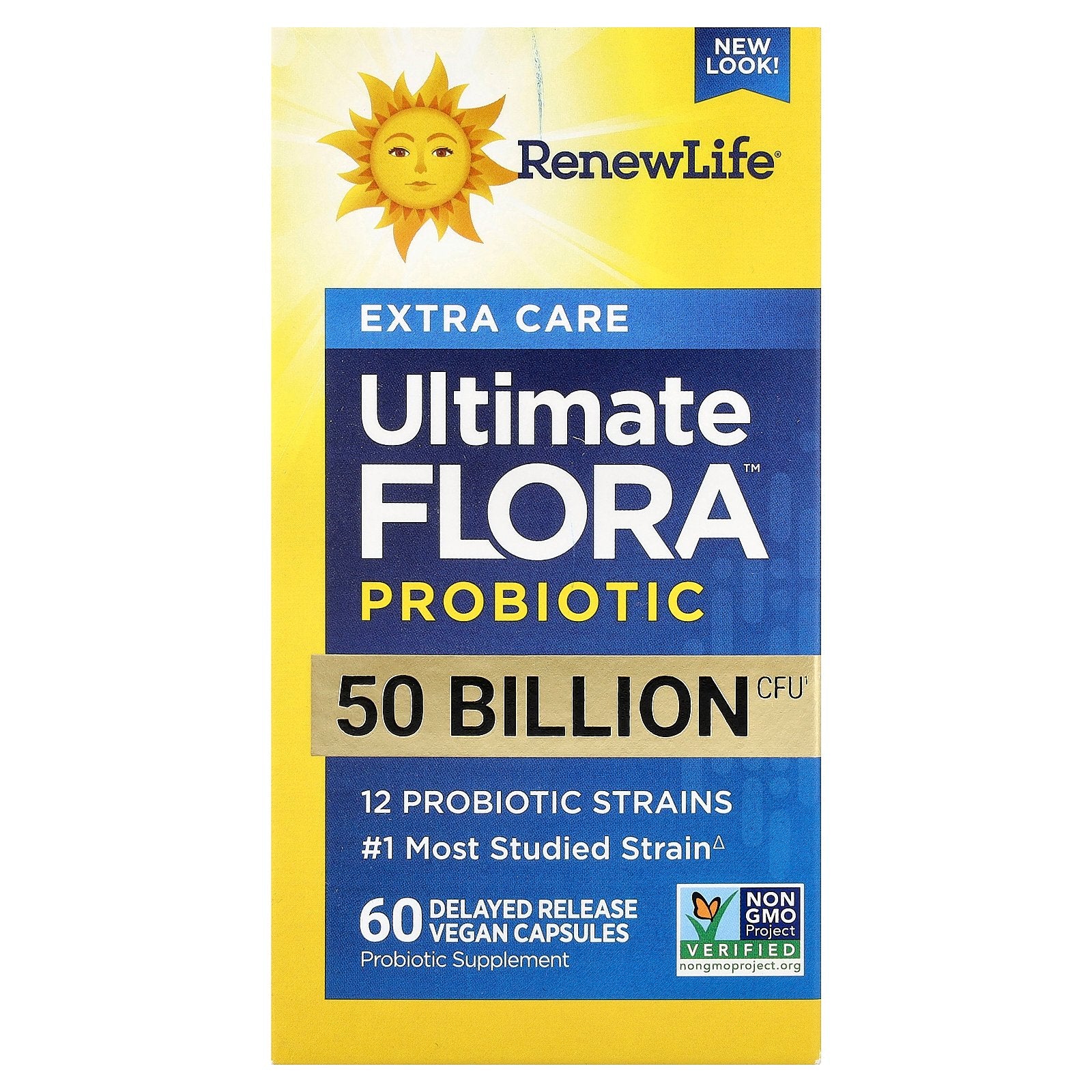 Foto 2 pulgar | Probiótico Renew Life Extra Care Ultimate Flora 50 Mil Millones - Venta Internacional.