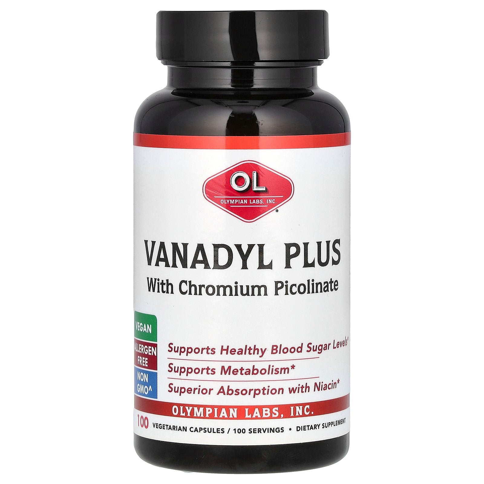 Foto 1 | Suplemento Olympian Labs Vanadyl Plus Con Picolinato De Cromo - Venta Internacional.