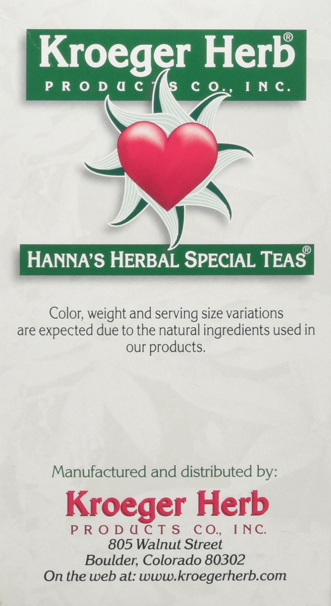 Foto 1 | Té Suelto Kroeger Herb Kidney 60 Ml - Venta Internacional.