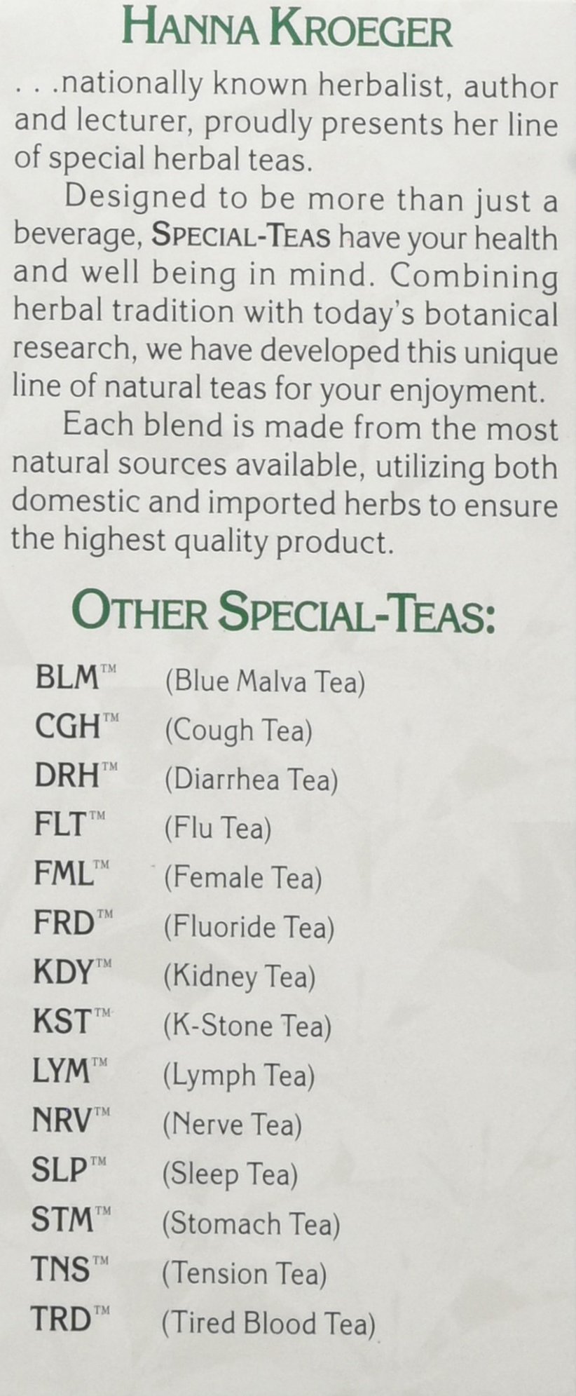 Foto 4 pulgar | Té Suelto Kroeger Herb Kidney 60 Ml - Venta Internacional.
