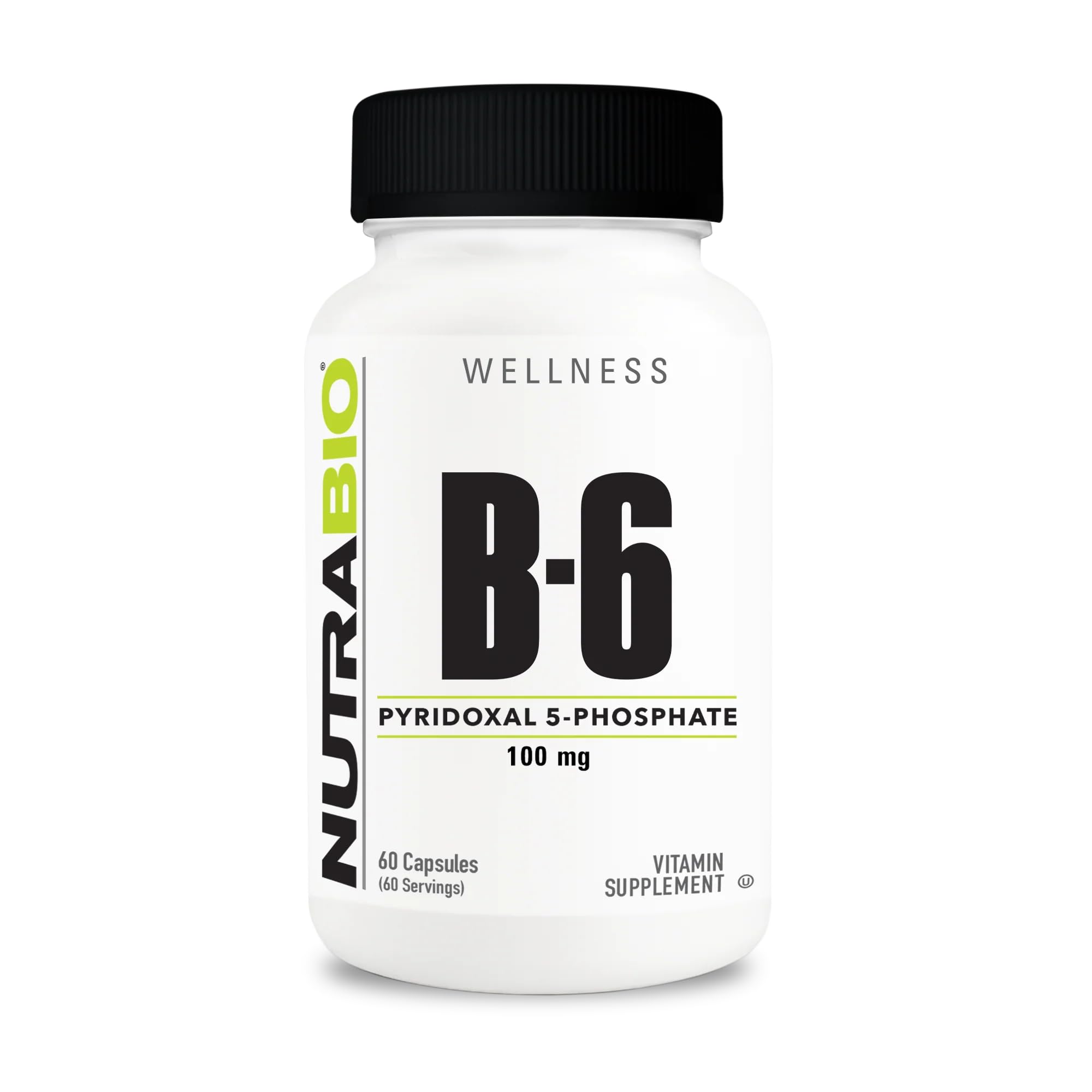 Foto 2 pulgar | Suplemento Nutrabio De Vitamina B6 P5p 100 Mg 60 Cápsulas - Venta Internacional.