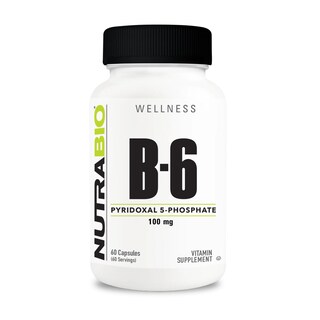 Foto 1 | Suplemento Nutrabio De Vitamina B6 P5p 100 Mg 60 Cápsulas - Venta Internacional.