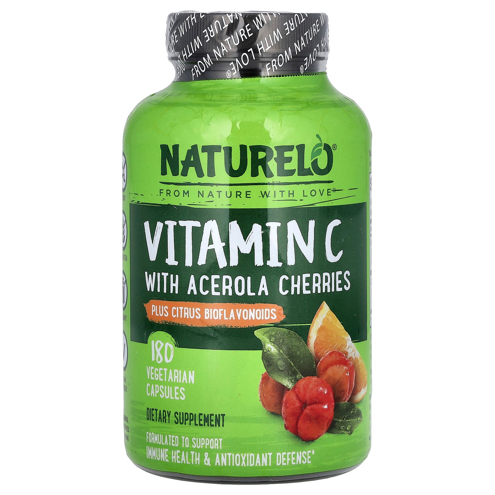 Foto 2 pulgar | Suplemento De Vitamina C De Naturelo Con Acerola, 180 Cápsulas - Venta Internacional.