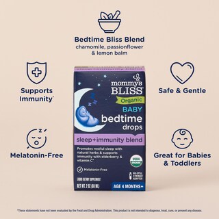 Foto 4 | Suplemento Mommy's Bliss, Gotas Orgánicas Para Dormir Para Bebés, 60 Ml - Venta Internacional.