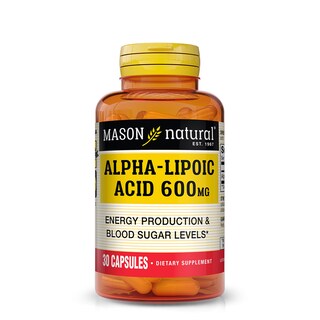 Foto 1 | Suplemento Mason Natural De Ácido Alfa Lipoico En Cápsulas De 600 Mg - Venta Internacional.