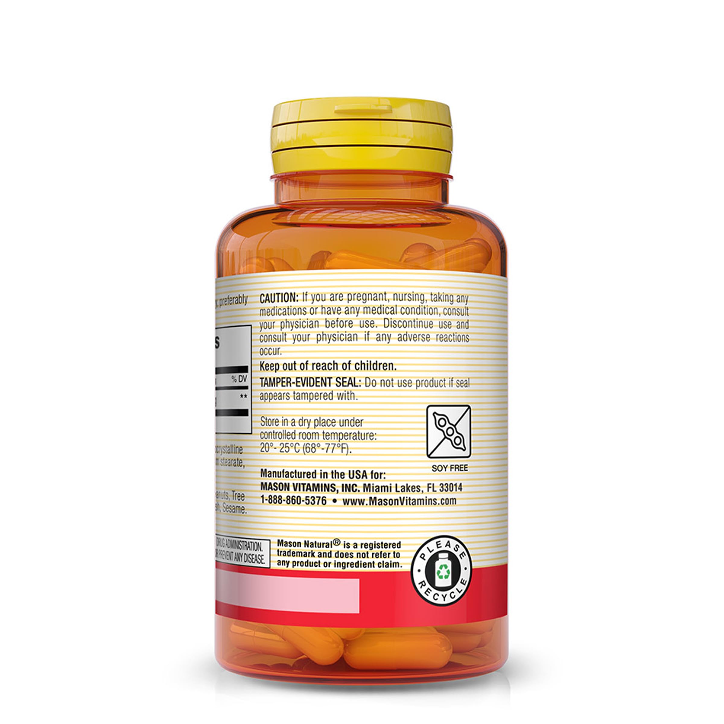 Foto 4 pulgar | Suplemento Mason Natural De Ácido Alfa Lipoico En Cápsulas De 600 Mg - Venta Internacional.