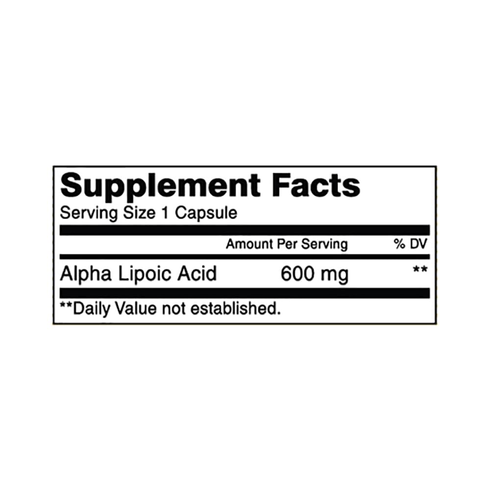Foto 6 | Suplemento Mason Natural De Ácido Alfa Lipoico En Cápsulas De 600 Mg - Venta Internacional.