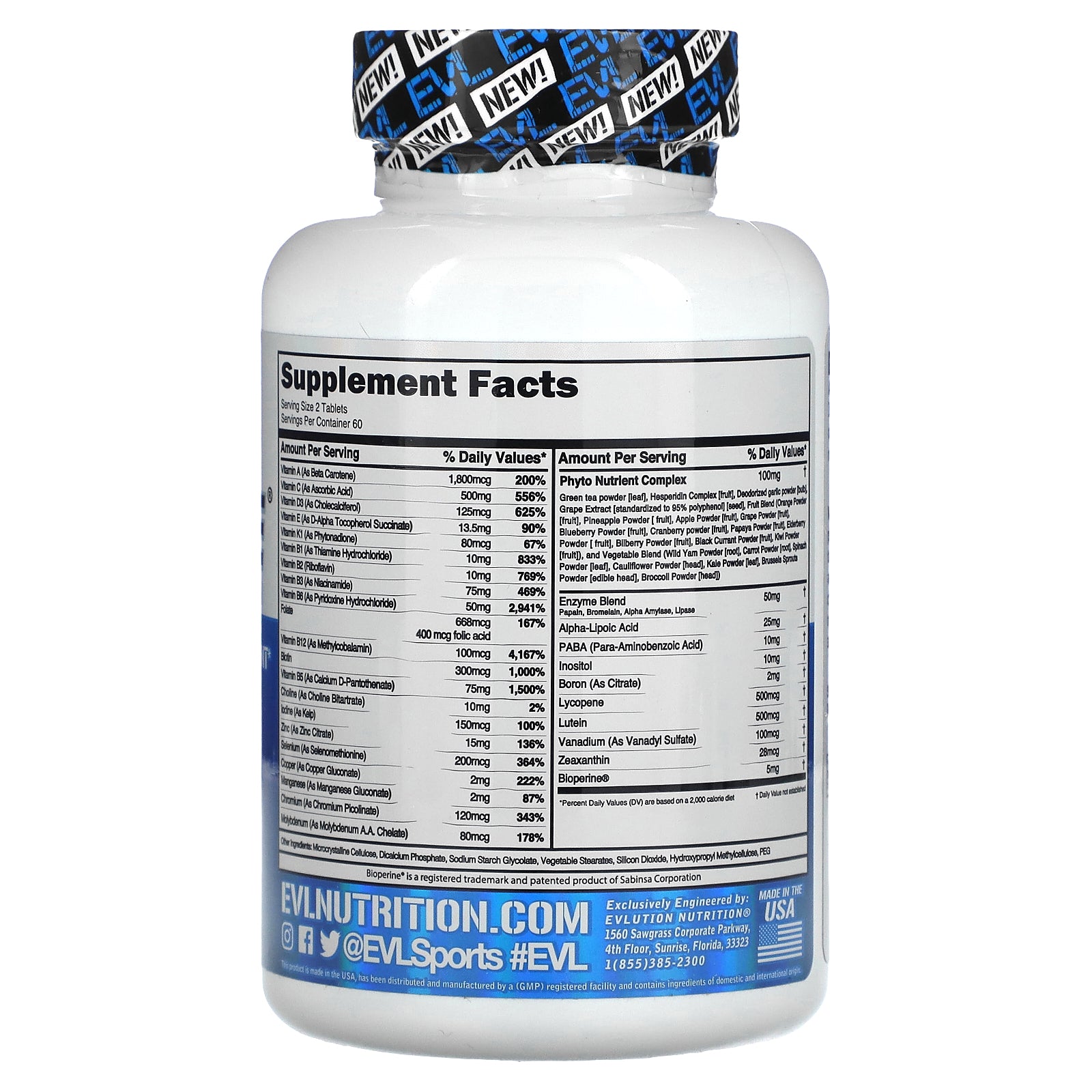 Foto 3 pulgar | Suplemento Evlution Nutrition Vitamode High Performance 120 Comprimidos - Venta Internacional.