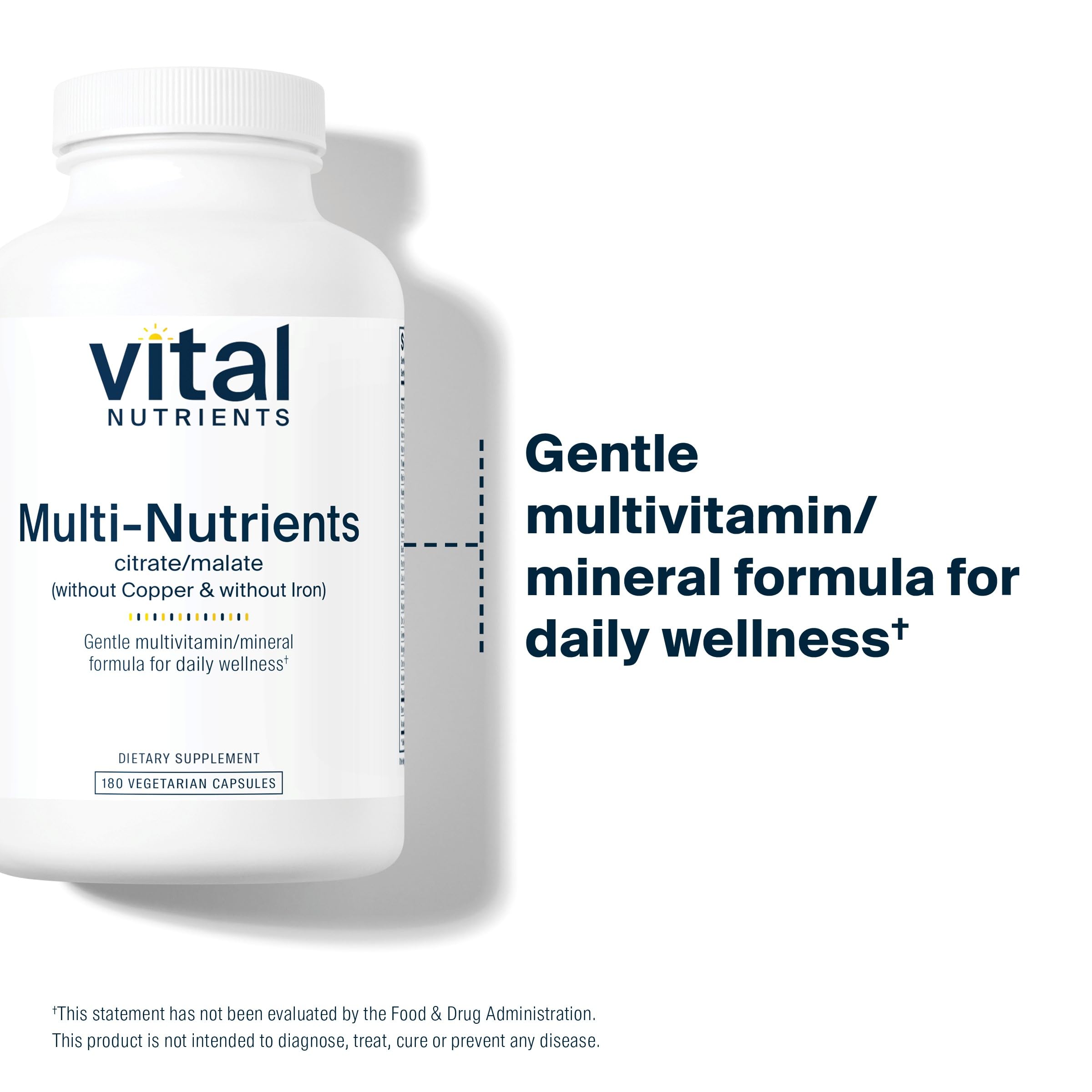 Foto 4 pulgar | Suplemento Vital Nutrients Multinutrientes 3 180 Cápsulas - Venta Internacional.