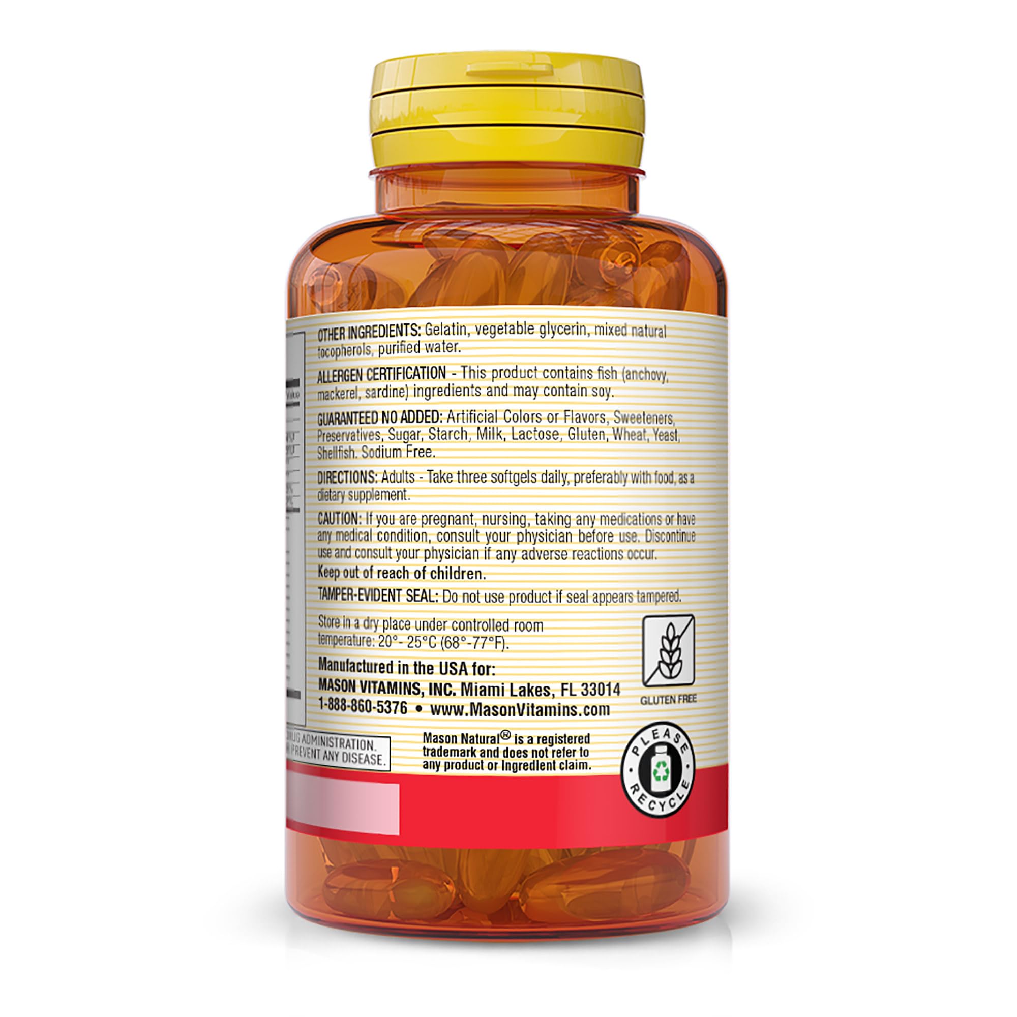 Foto 4 pulgar | Suplemento De Aceite De Pescado Mason Natural Omega 3-6-9 Flx Borage - Venta Internacional.