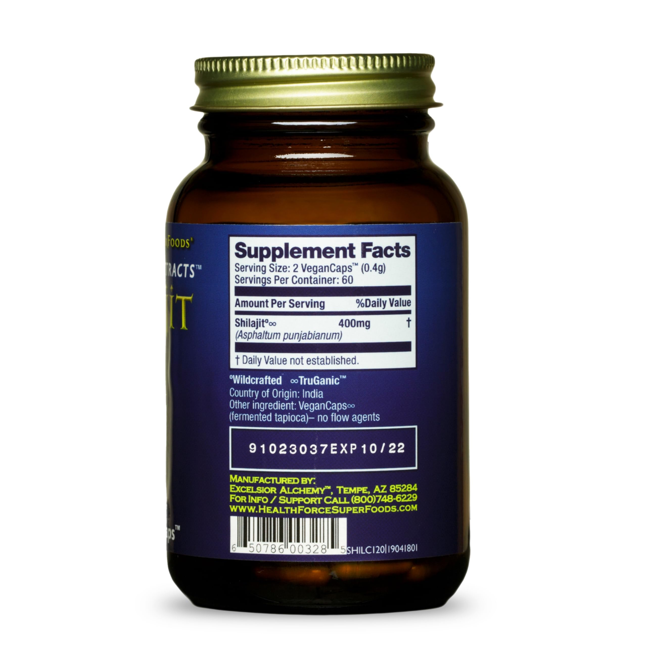 Foto 3 pulgar | Suplemento Healthforce Superfoods Shilajit 120 Cápsulas Veganas - Venta Internacional.