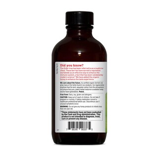 Foto 3 | Saúco Negro Orgánico Wild Harvest De Honey Oregon, 120 Ml - Venta Internacional.