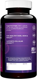 Foto 3 | Suplemento Mrm Nutrition Con Biotina, Cabello, Piel Y Uñas, 60 Porciones - Venta Internacional.