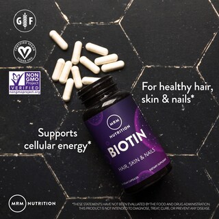 Foto 4 | Suplemento Mrm Nutrition Con Biotina, Cabello, Piel Y Uñas, 60 Porciones - Venta Internacional.