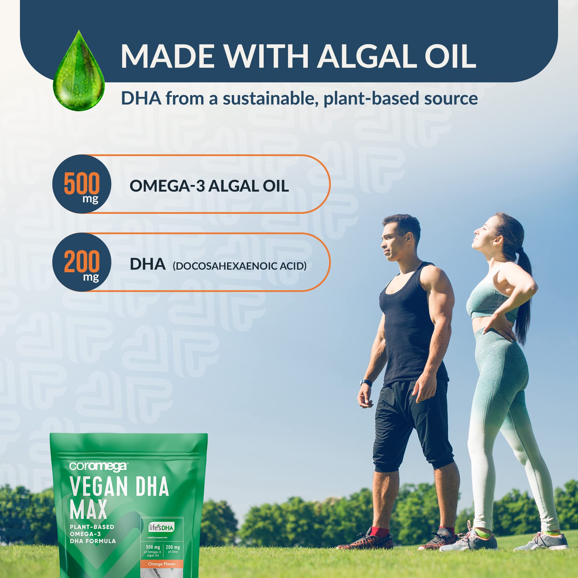 Foto 6 pulgar | Suplemento De Aceite De Algas Omega 3 Dha Vegano Coromega, 60 Unidades - Venta Internacional.