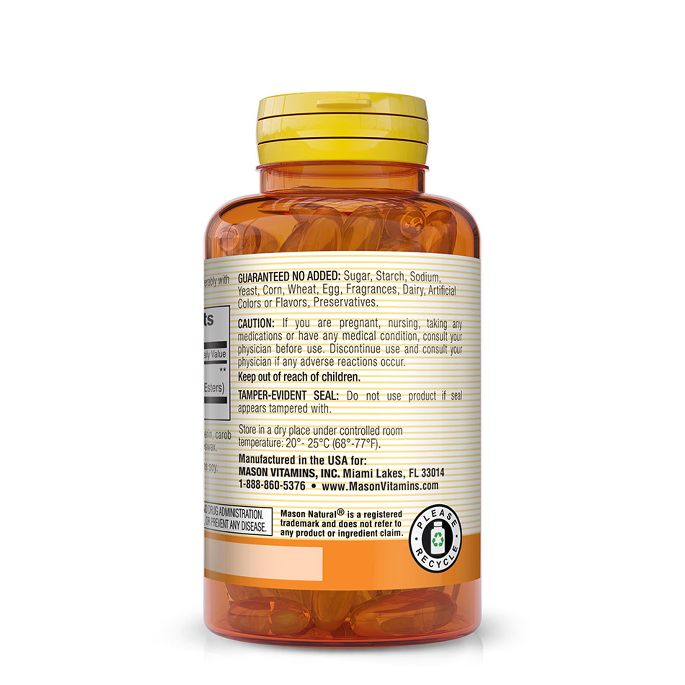 Foto 4 pulgar | Suplemento Mason Natural Luteína 40 Mg Ultra Strength X30 - Venta Internacional.