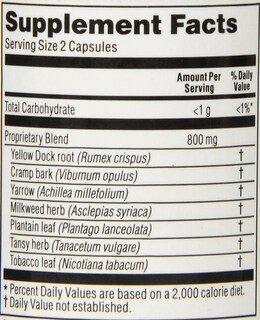 Foto 5 | Suplemento Kroeger Herb Blood Toner Vegetariano 100 Cápsulas - Venta Internacional.