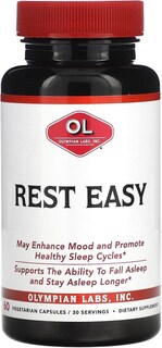 Foto 1 | Suplemento De Melatonina Rest Easy De Olympian Labs, 60 Cápsulas - Venta Internacional.