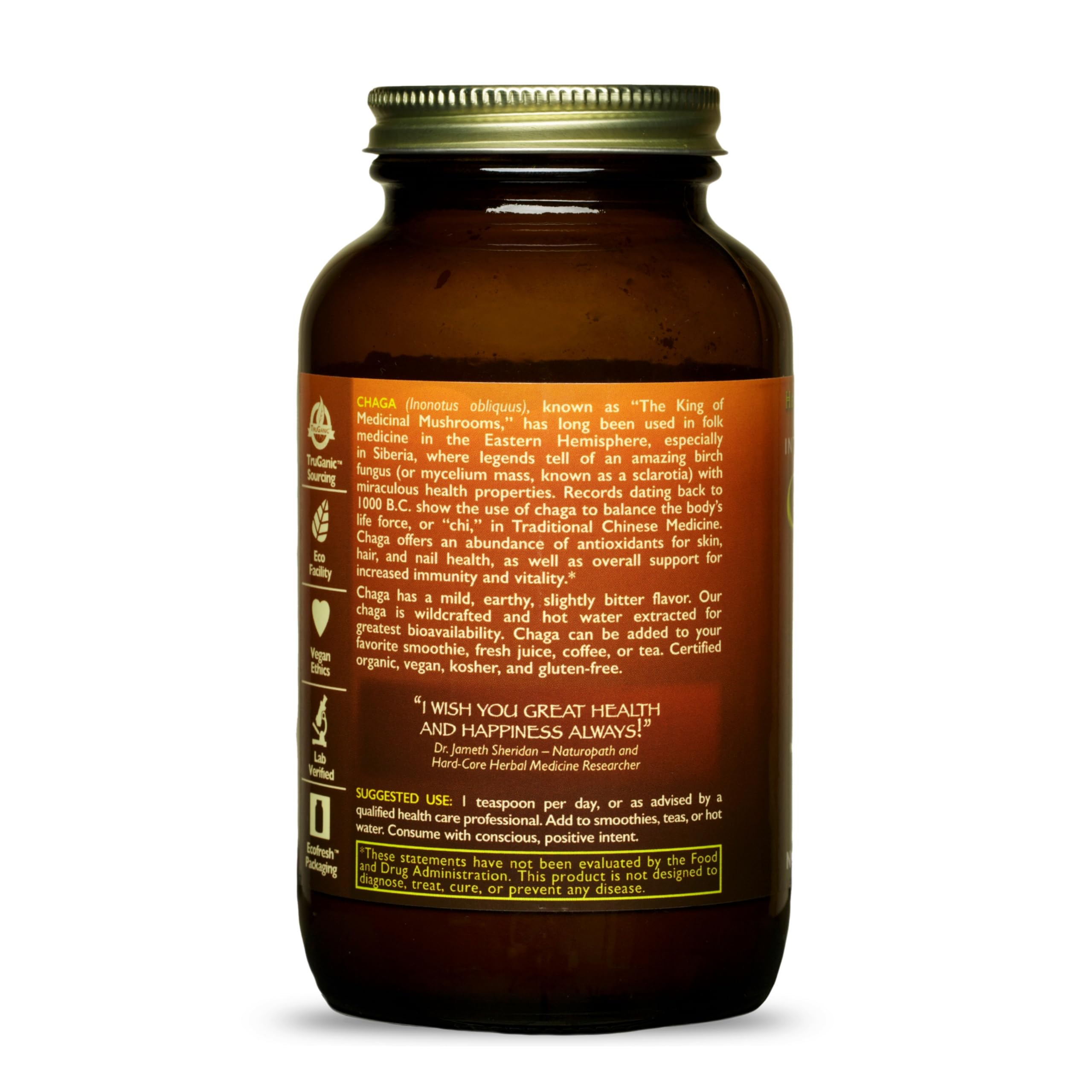Foto 4 pulgar | Suplemento Healthforce Superfoods Integrity Extracts Chaga 150 G - Venta Internacional.