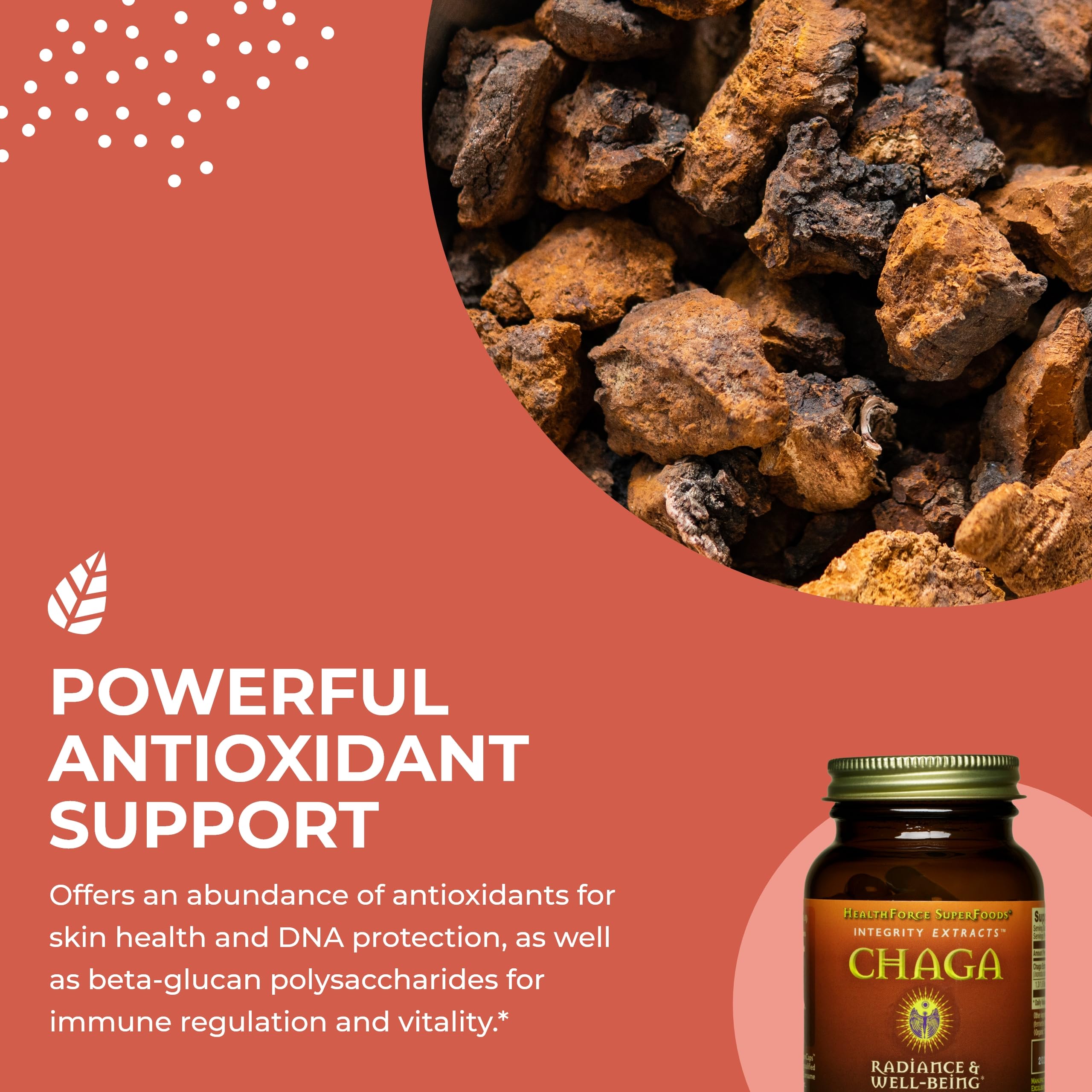 Foto 5 pulgar | Suplemento Healthforce Superfoods Integrity Extracts Chaga 150 G - Venta Internacional.