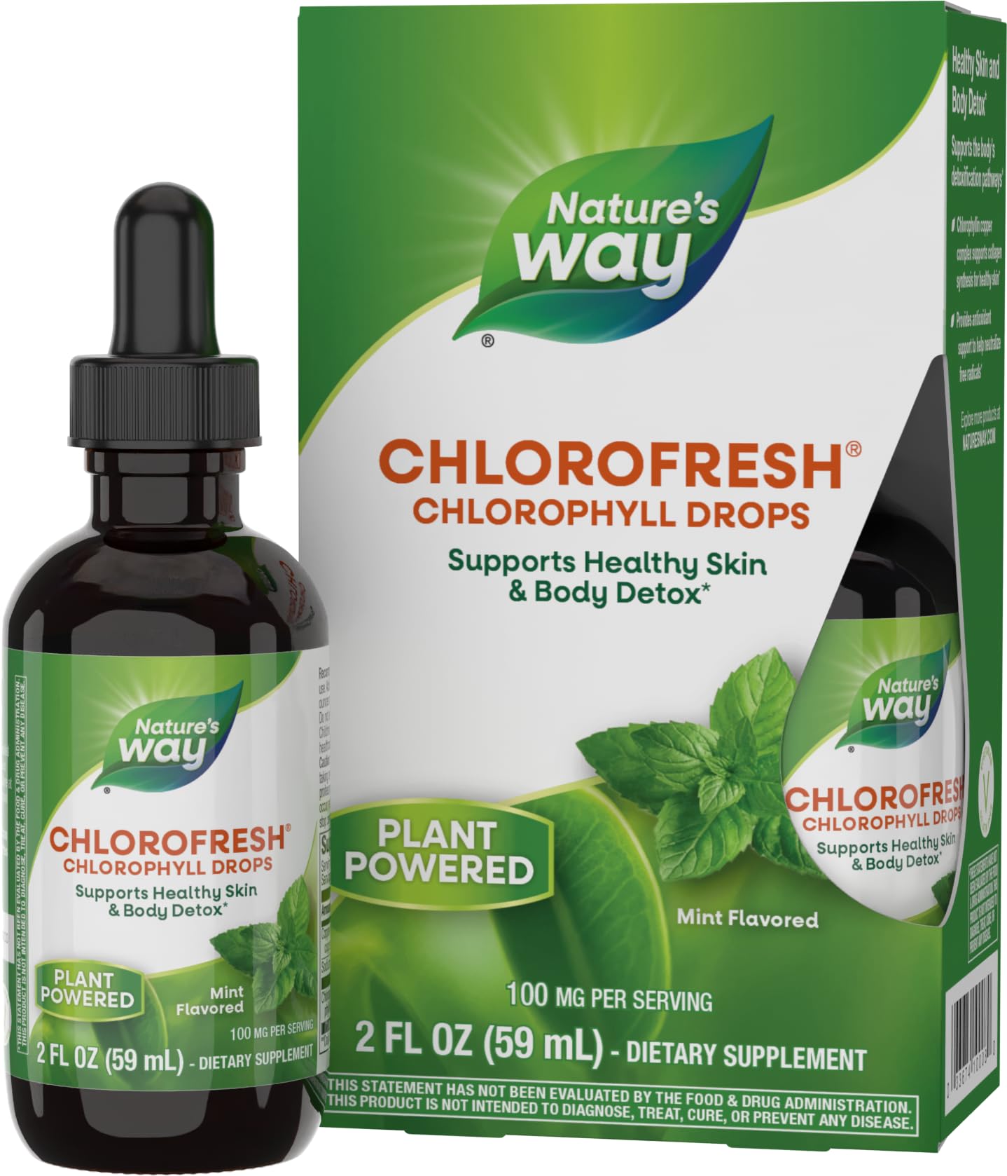 Foto 2 pulgar | Clorofila Nature's Way 60 ml - Venta Internacional